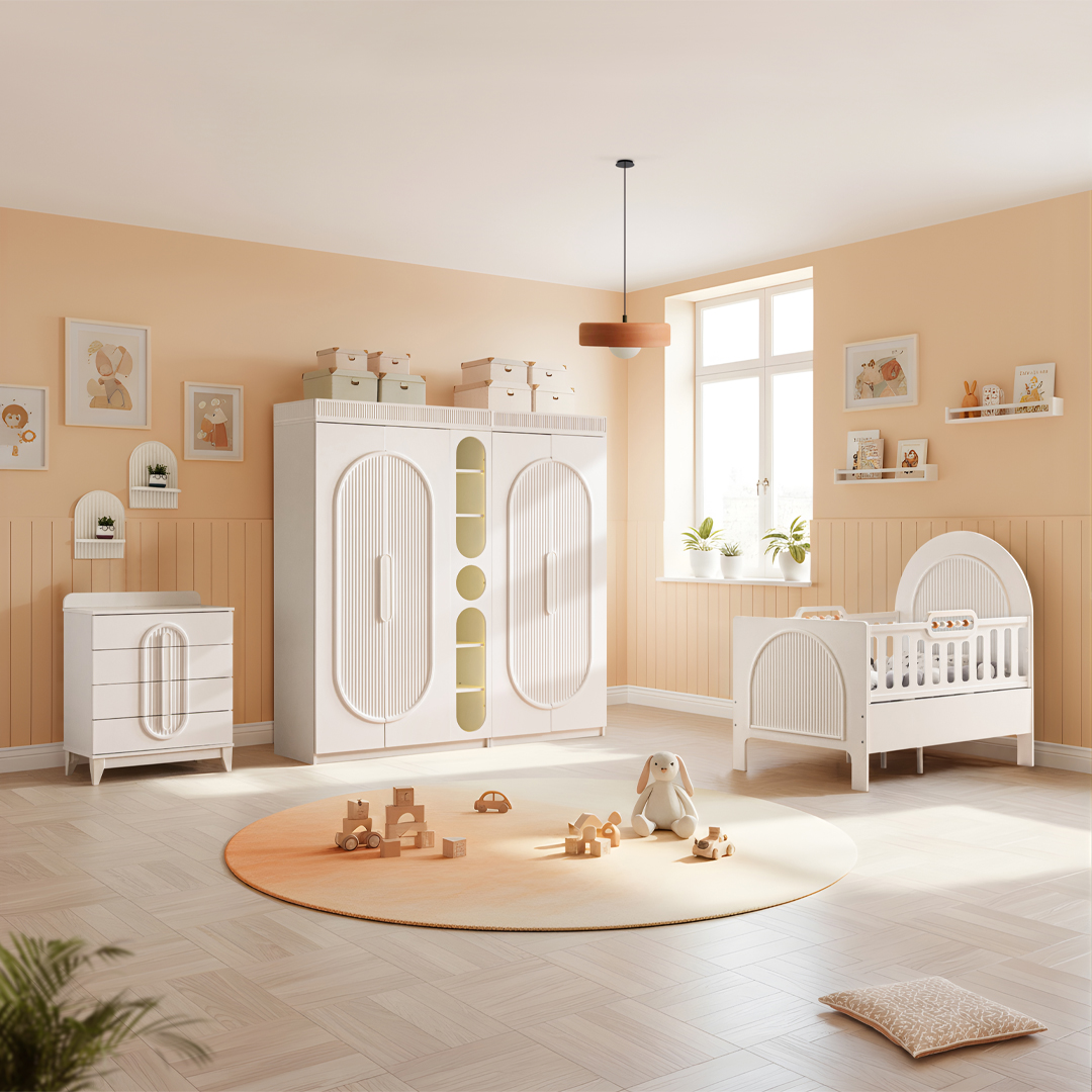 İkon Mega Büyüyen Beşikli Bebek Odası