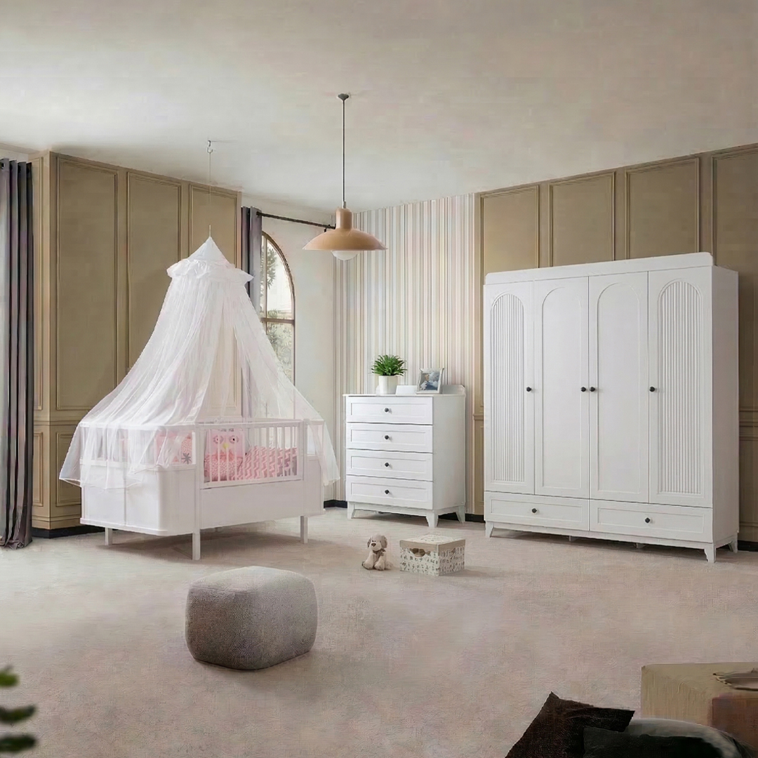 Lizbon Mega Dublin Büyüyen Beşik Bebek Odası