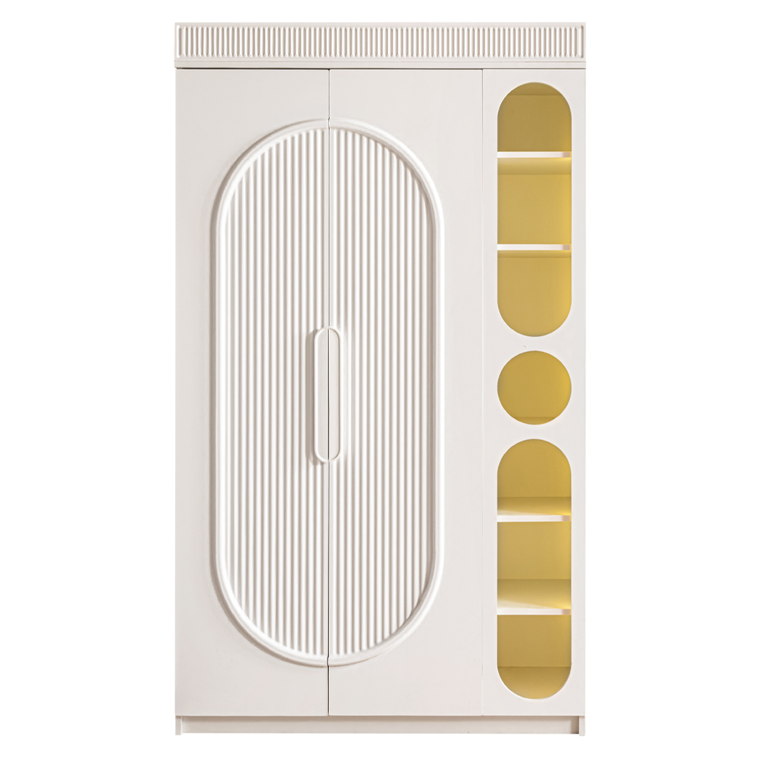 İkon 3 Kapılı Kitaplıklı Dolap