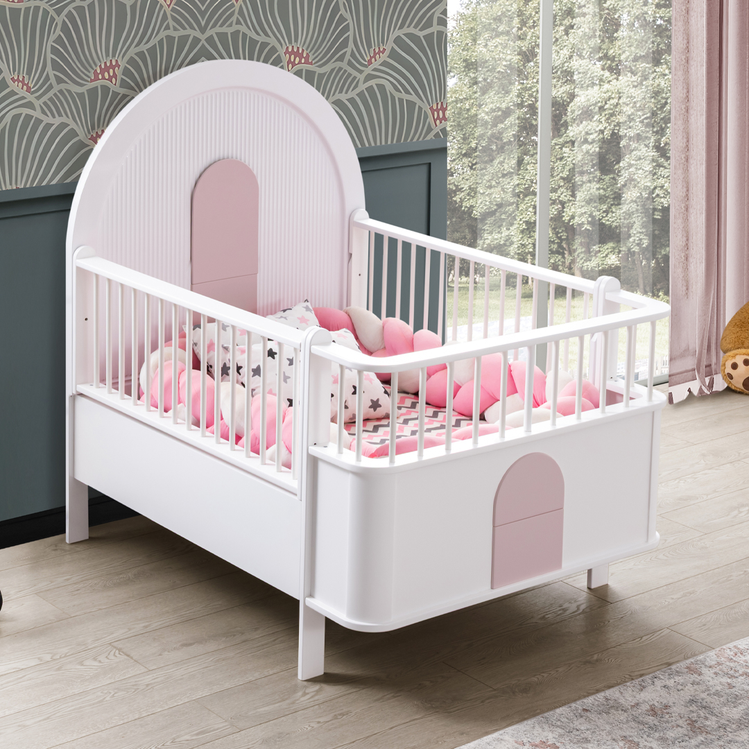 Madrid Büyüyen Beşik Pembe (90x130)